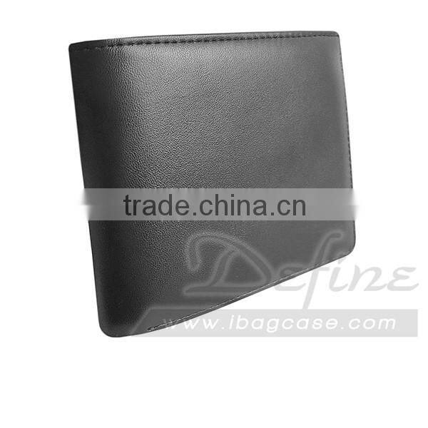 RFID Blocking Wallet New Black Leather Men's Wallet