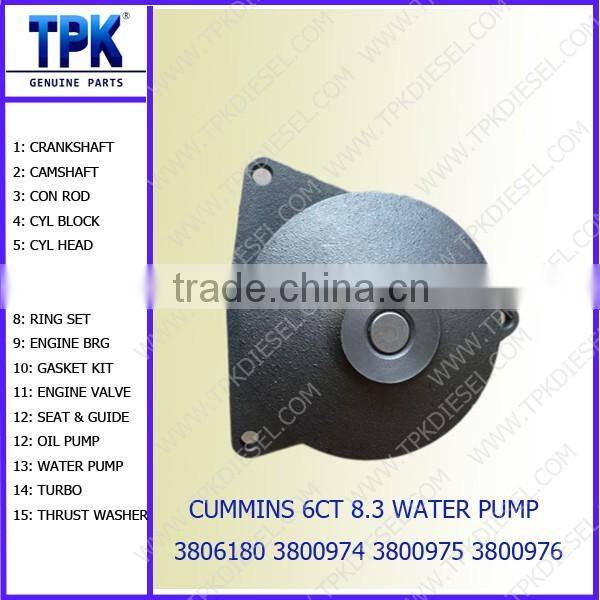 6D22 6D22T Water Pump ME942187, HD880 HD1023 HD1200 HD1220 HD1250 Engine Parts