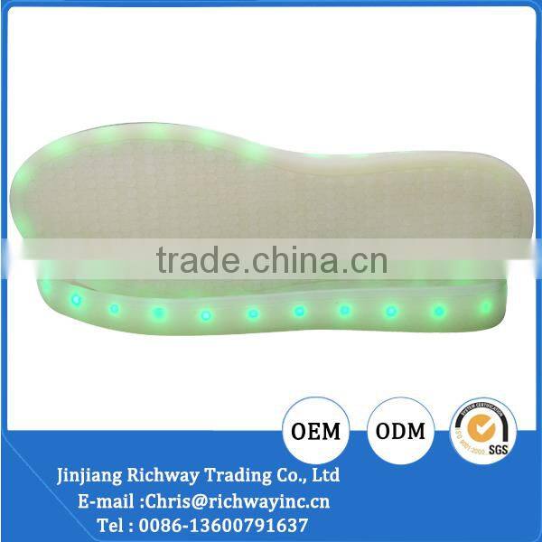 led shoes outsole shoe sole light jinjiang factory