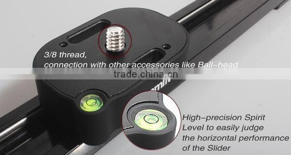 Commlite 120CM Camera Video Track Slider Video Stabilizer System with Ball-Bearing for DSLR, Camcorders