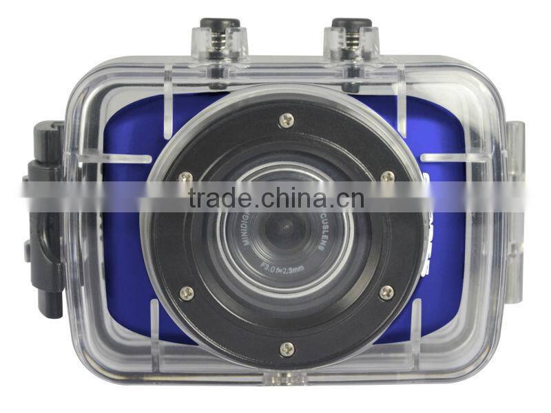 HD 720P underwater digital cameras sports mini hd dv