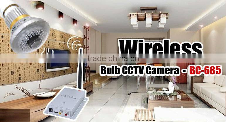 2.4G Wireless Bulb Security Camera (Invisible Light at Night
