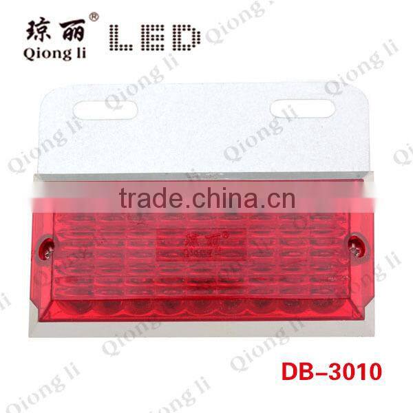 24v PC lens amber signal turn side mount led waterproof lights with iron plate