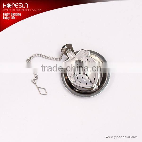 Fruit-shaped grape tea infuser with chain