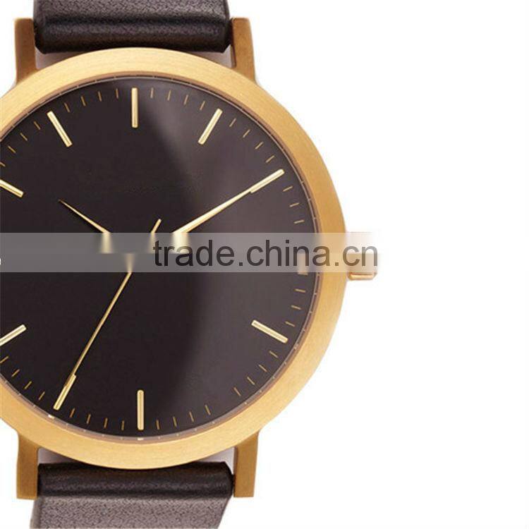 Casual lifestyle timepiece stainless steel wristwatch water resistant 30-50 meters PVD gold and rosegold lady fashion watch
