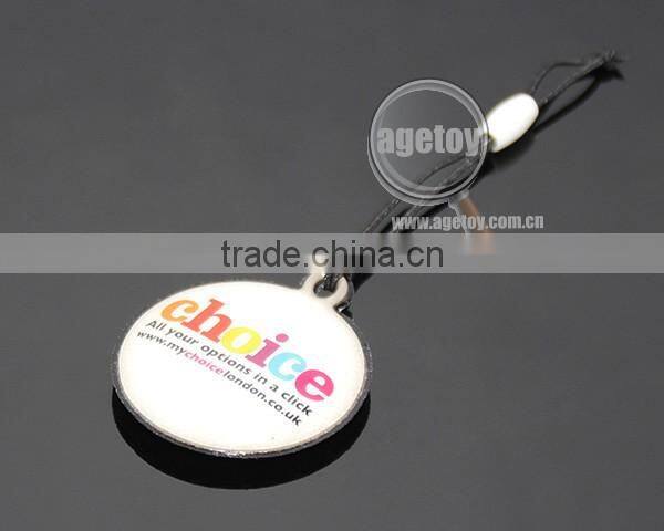 Custom London Souvenirs Mobile Phone Straps Microfiber PVC Screen Cleaner