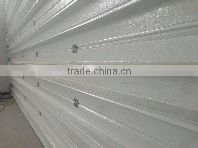 WHITE color overhead garage door with window Automatic Remote Controlled overhead garage door opener Galvanized steel /Aluminum