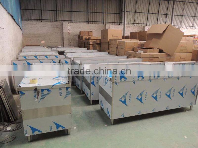 Commercial Stainless Steel Kitchen Cabinet With Sliding Doors And Backsplash BN-C01