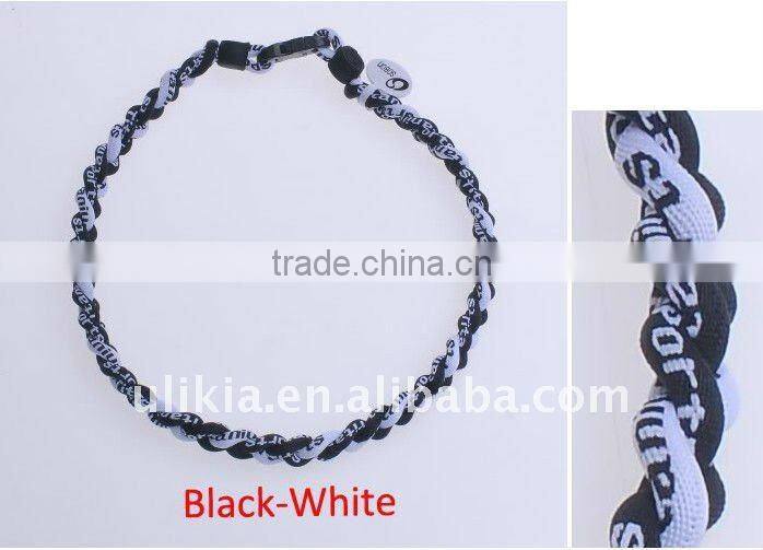 Germanium Titanium Baseball Sport Necklaces in Tornado style