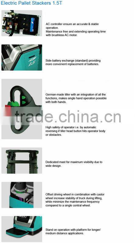 material handling equipment and warehouse equipmnt Full Electric Stacker