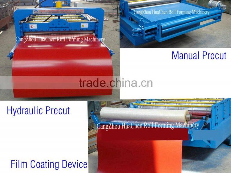 europen ce certificate double layer steel plate roll forming machine manufacturers