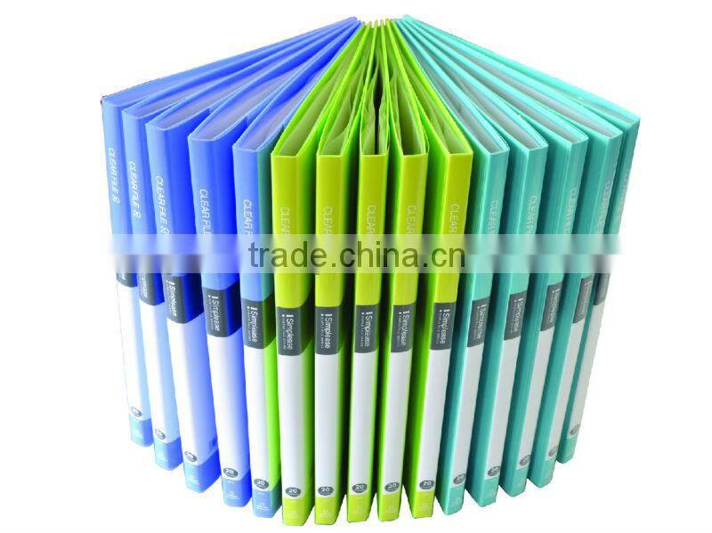 Clear File 40 pockets with 6 colors