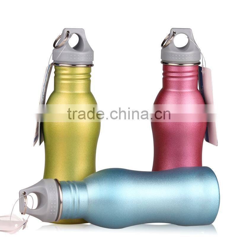 Outdoor sport cucurbit 550ml stainless steel travel water bottle