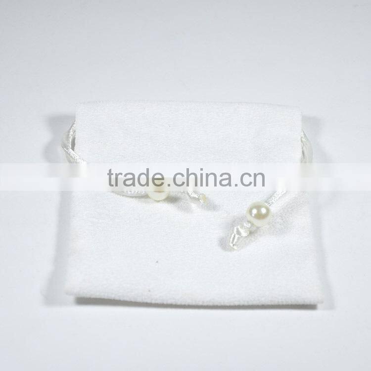 White Velvet Sunglasses Pouch