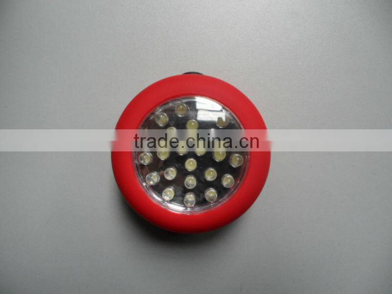 Magnet Light with Hook 24 Led Supper bright light Round Torch