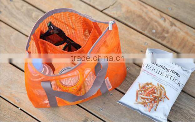 China wholesale cheap nylon mesh beach bag