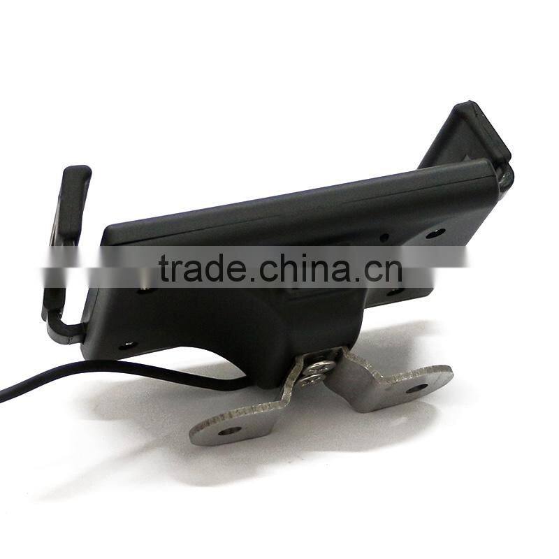 2016 new arrival plastic mobile phone usb charger 5v 2.1a holder for motorcycle and ATV