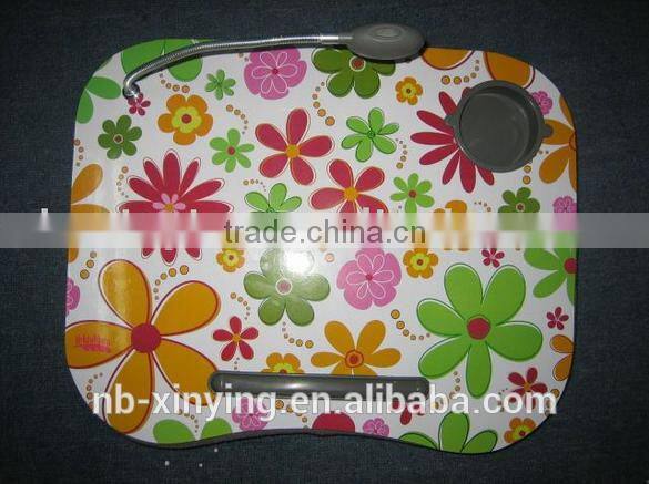 2016 New High quality laptop desk with LED light Factory Wholesale