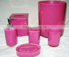 Artificial stone Bathroom Bath Accessories set/stone bathroom accessories/Tumbler/Soap dispenser/Soap dish/Toothbrush hold