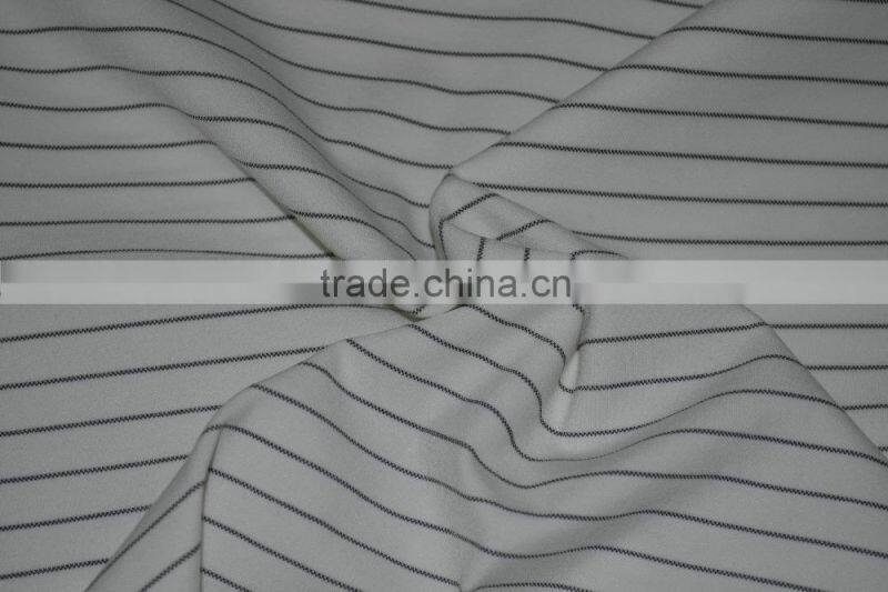 Yarn Dyed Weft Stripe Roma knitting fabric