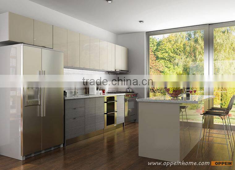 Canada Project China Modern Style Best Design Island Kitchen Manufacturers