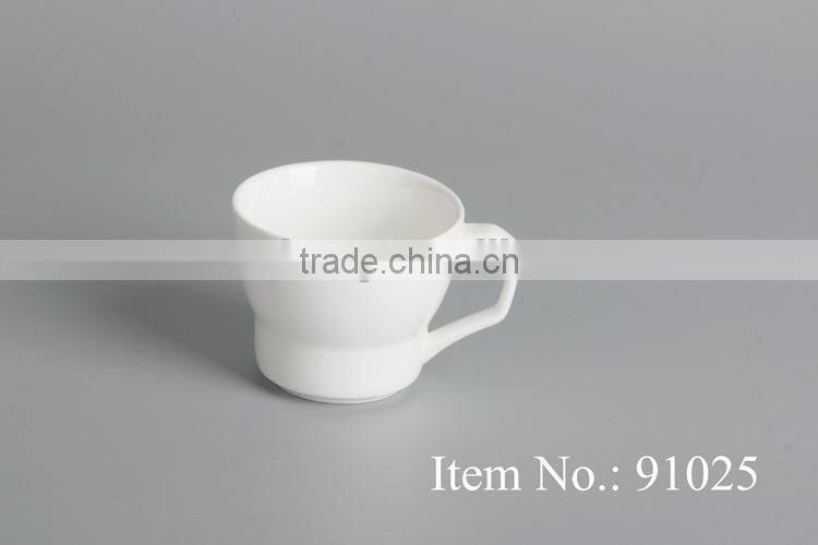 white Italian porcelain coffee cup