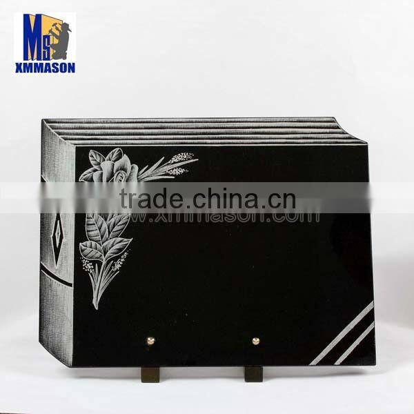 Europe style funeral cemetery plaques