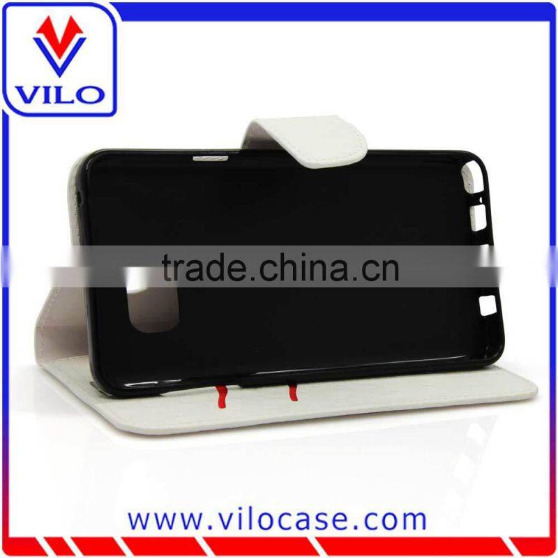 buckle Card slot Leather flip case for Samsung Note 5