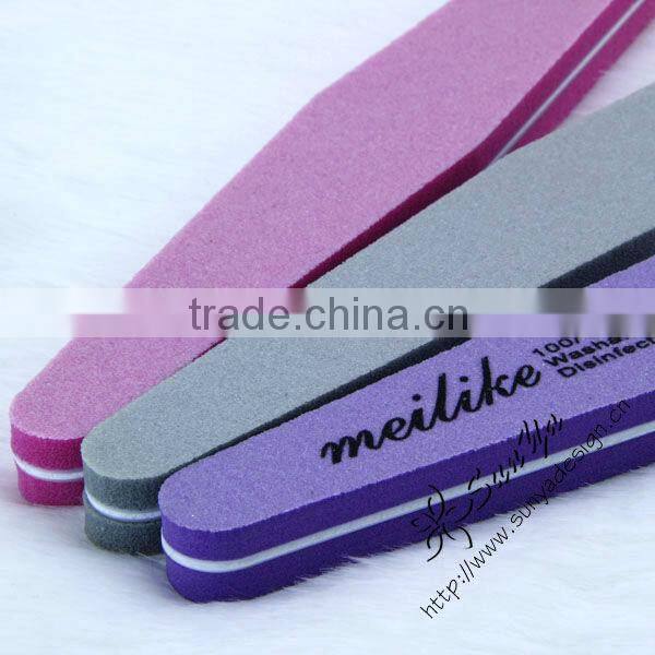Sponge nail files for nail beauty manicure