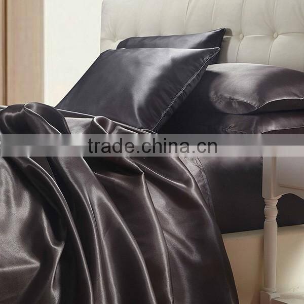 2016 diffrent design fashion textile comfortable printed satin fabric for bed sheet