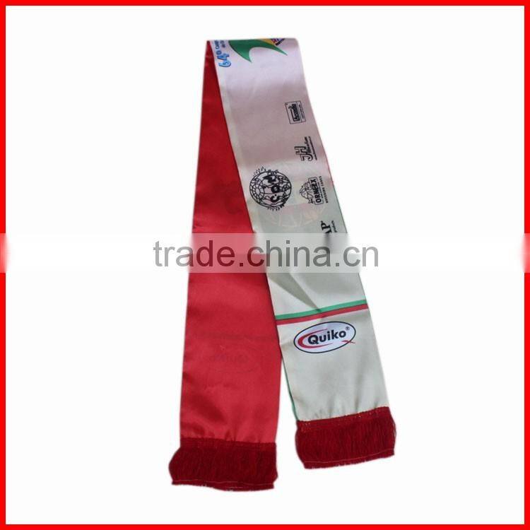 130*14cm double layeres Portugal satin scarf