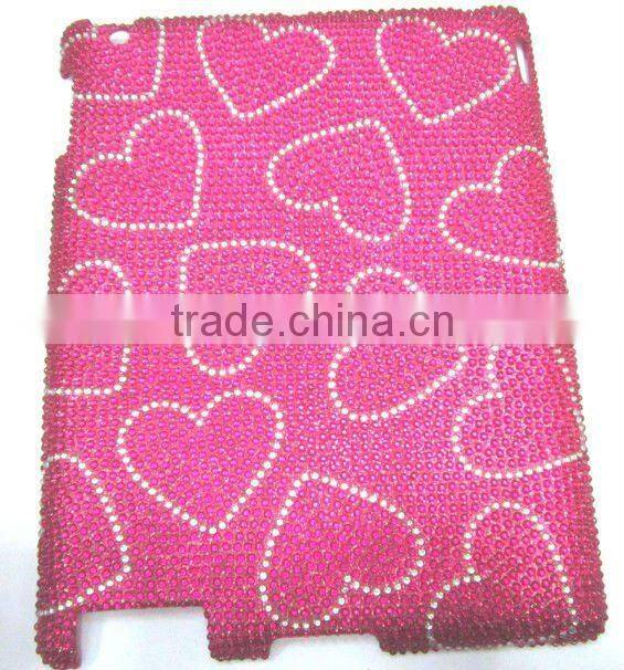 PC Case for ipad 3 with Bling Design