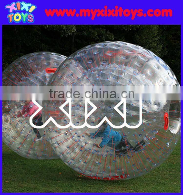 2016 Popular PVC/TPU Inflatable LED Lighting Zorb Soccer Balls