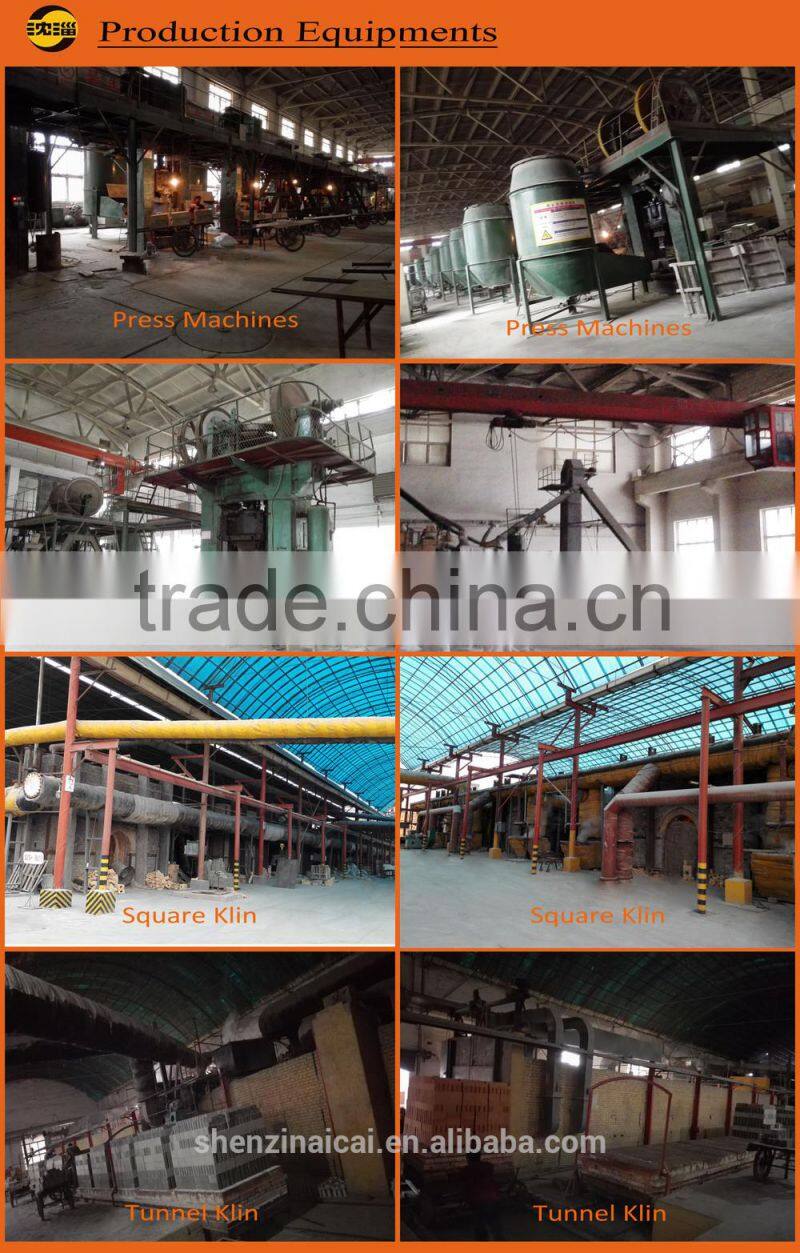 super low cement bottom fire brick refractory clay brick vibration and pouring process brick