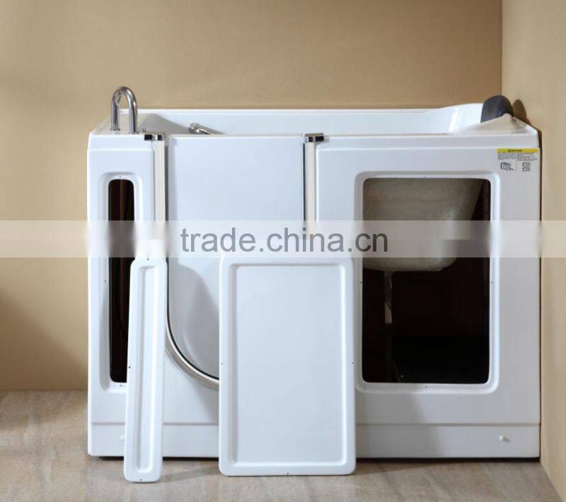 Q380 walk in bathtub with shower combo/walk in tubs for seniors