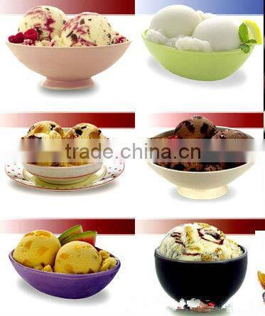 ice cream display freezer with stainless steel pans