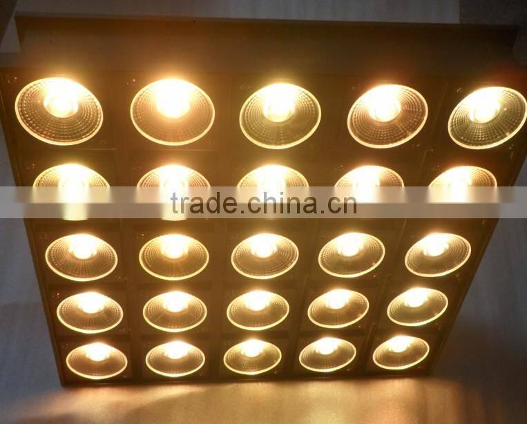 audience light stage panel 25x30w warm white or rgb matrix led blinder