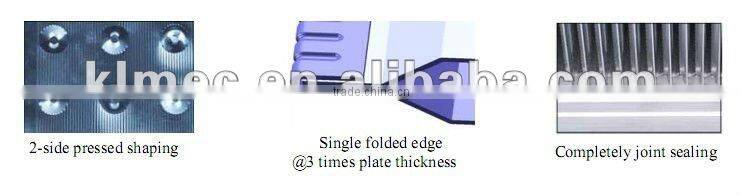 0.18mm thickness flat aluminum foils cross-counter flow heat exchanger