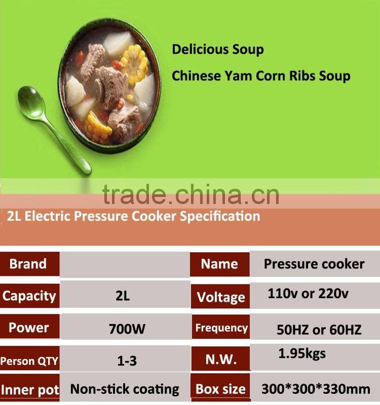 2016 new products kitchen appliance intelligent electrical pressure cooker