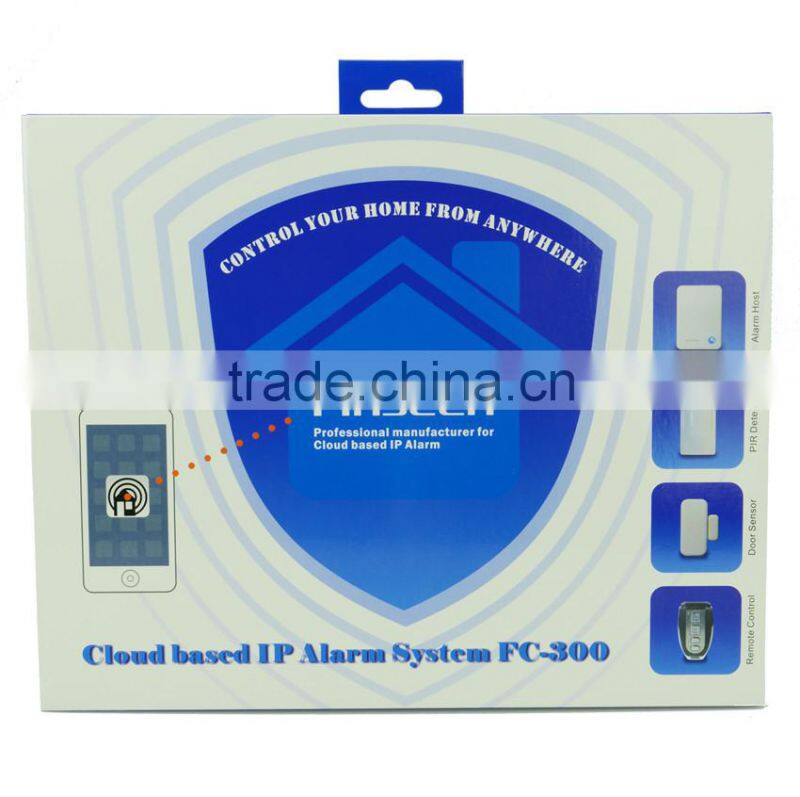 Cloud Server IP Network Burglar Alarm with 868mhz Frequency