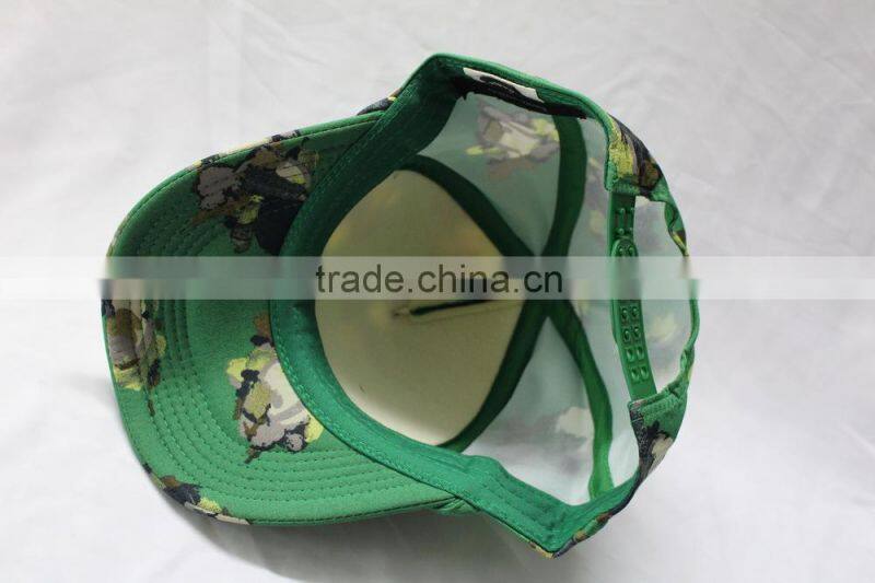 Fashion custom trucker hat no mesh at back