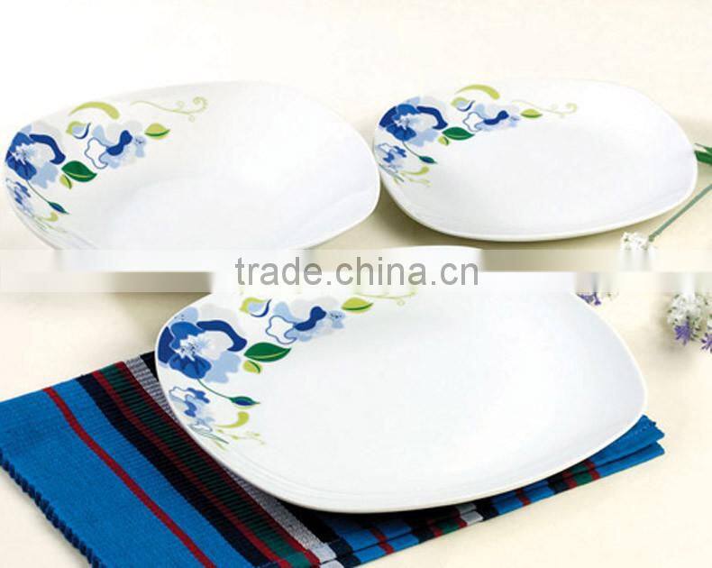 SGS,FDA,Ecofriendly Porcelain square fine dinner sets wholesale giftware