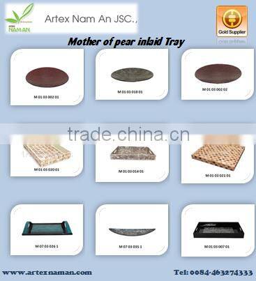 New 2016 Popular Design Eggshell Inlaid Trays / High quality Trays from Vietnam