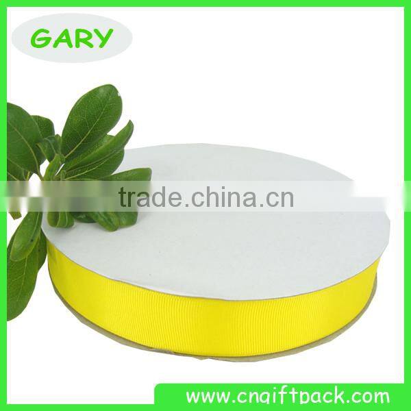 Yellow Grosgrain Custom Printed Decorative Ribbon