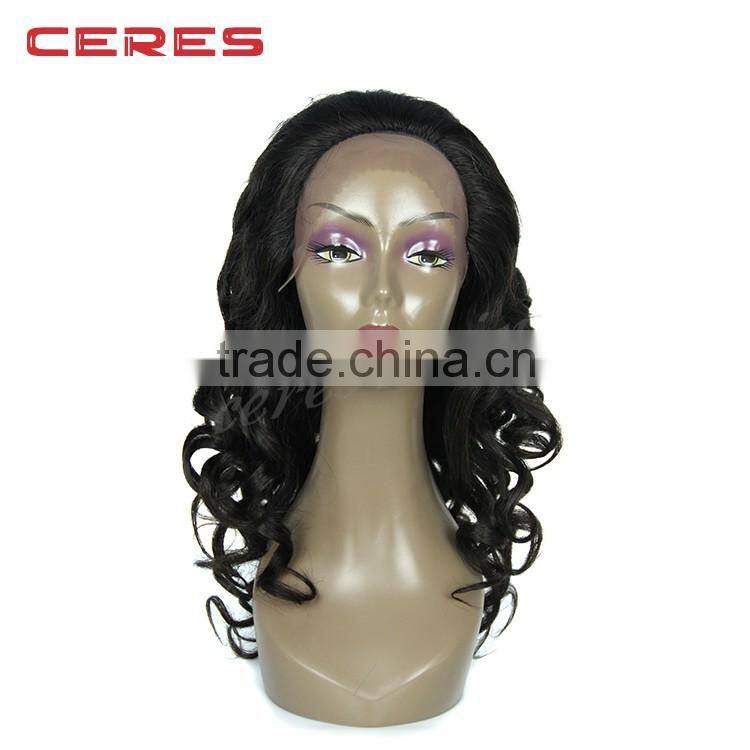 Peruvian Indian Malaysian Brazilian Human Hair Full Lace Wig Brazilian Hair Lace Front Wig Body Wave