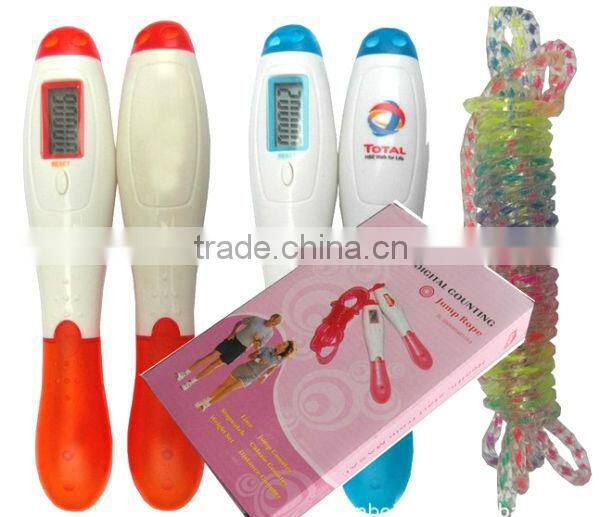 Single Button Fitness Digital Skipping Jump Rope