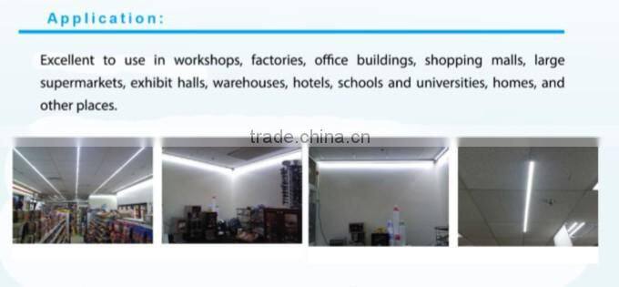 8ft 44W ETL Approved 6500k 7000k Stripe Lens Led Integrated light