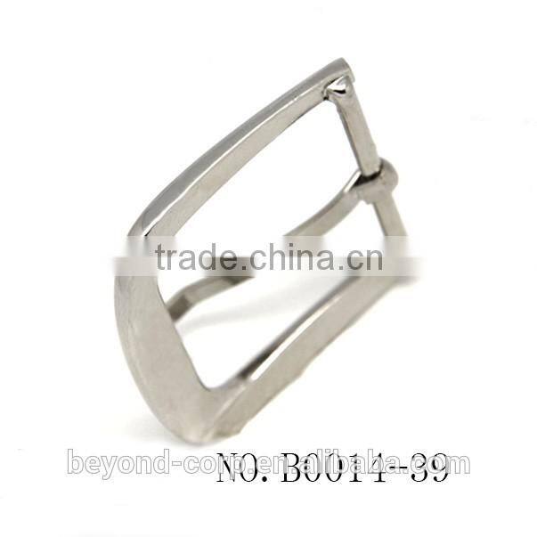 Shiny nickel plated good deburring high quality plating buckle brief designed buckle