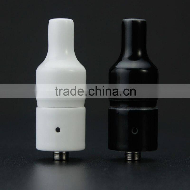 wickless coil ceramic donut atomizer black white sub ohm wax vaporizer