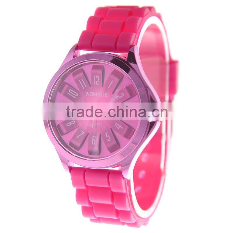 Colorful Silicone Jelly Gel Sport Wrist Watch, Chic Unisex Sports Wrist Watches Wholesale